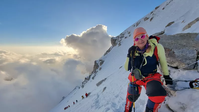 Sophie Lavaud : première Française à réaliser l’ascension des 14 plus
